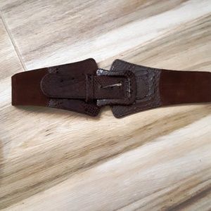 Regent Belt Co Company Quality Brown Leather Belt Made In